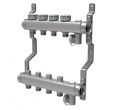 Коллектор распределительный Royal Thermo 1 на 4 контура RTE 51.104"