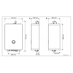 Электрический настенный котел BOSCH Tronic Heat 3500 18