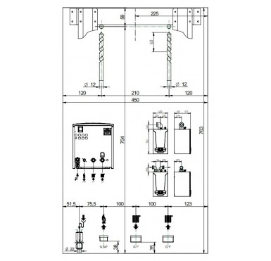 Газовый конденсационный одноконтурный настенный котел Baxi Luna Duo-tec MP 1.60