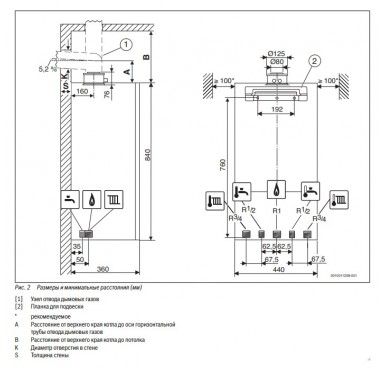 Котел газовый настенный двухконтурный Buderus Logamax Plus GB172-20i K (черный)