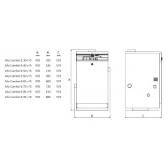 Напольный газовый котел ACV Alfa Comfort E 40 v15