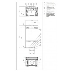 Настенный газовый одноконтурный котел Vaillant atmoTEC plus VU 200/5-5